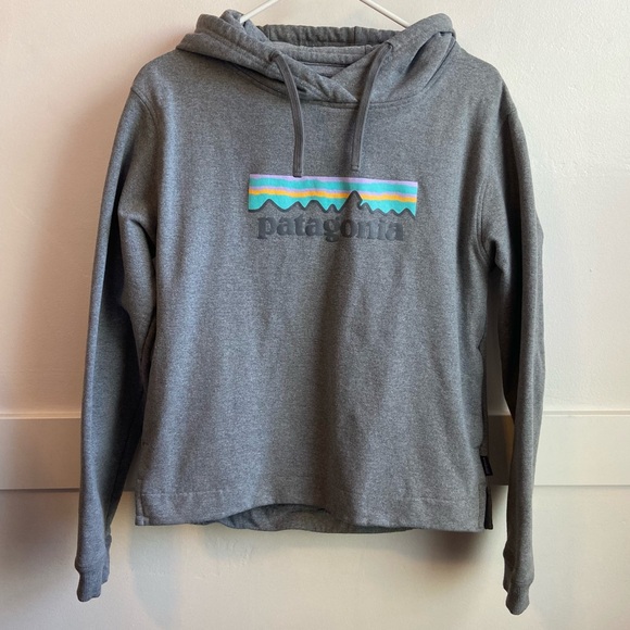 Patagonia Tops - Patagonia Gravel Heather Pastel P-6 Logo Uprisal Hoody